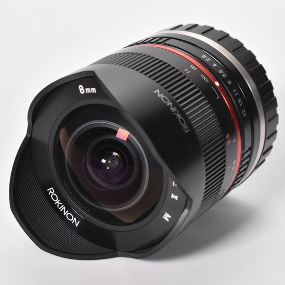 Rokinon 8mm f/2.8 UMC Fisheye II Lens for Canon EF-M MINT - Picture 2 of 9